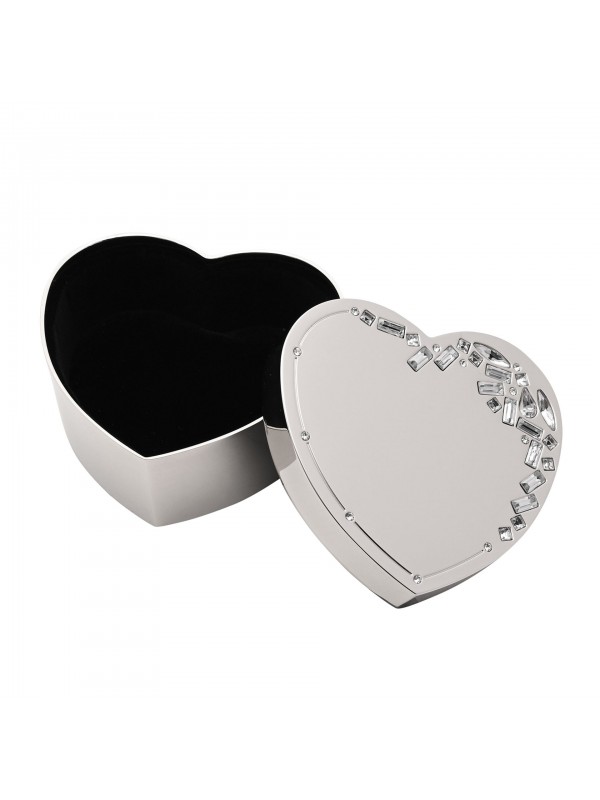 Кутия за бижута Sophia Classic Crystal Cluster Heart